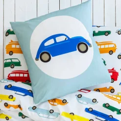 Linge de lit enfant Vroum coton - Imprimé voitures