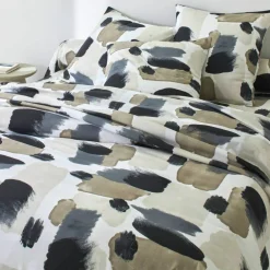 Linge de lit Ernest en coton imprimé