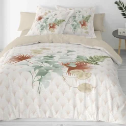 Linge de lit Eve en coton imprimé fleuri