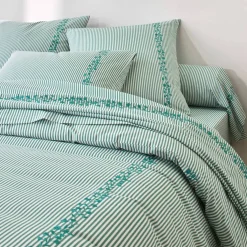 Linge de lit Faustine en coton imprimé