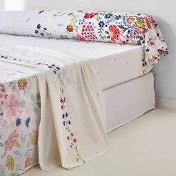 Linge de lit Folk en coton imprimé