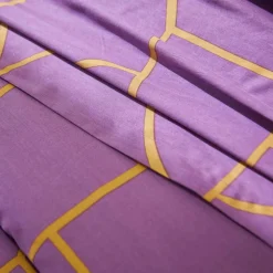Linge de lit Geoffroy en coton à motifs graphiques