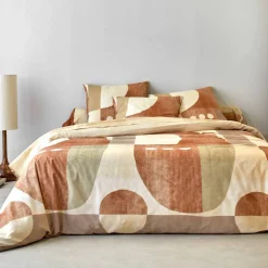 Linge de lit imprimé Alex coton