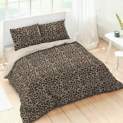 Linge de lit imprimé Léopard - coton