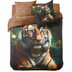 Linge de lit imprimé Matt en coton