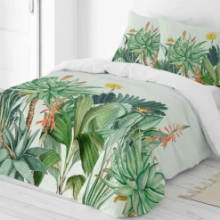 Linge de lit imprimé Tropique - coton