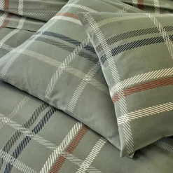 Linge de lit Karl imprimé écossais, en coton