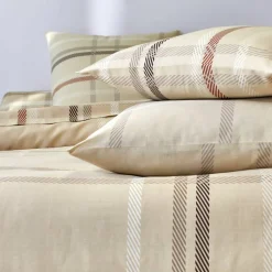 Linge de lit Karl imprimé écossais, en coton