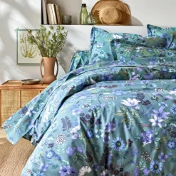 Linge de lit Kelly en coton imprimé floral