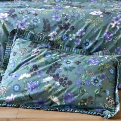 Linge de lit Kelly en coton imprimé floral
