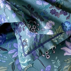 Linge de lit Kelly en coton imprimé floral