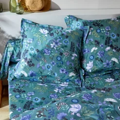 Linge de lit Kelly en coton imprimé floral