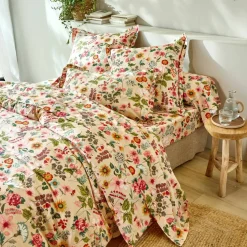Linge de lit Kelly en coton imprimé floral