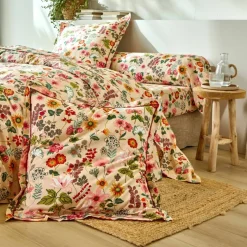 Linge de lit Kelly en coton imprimé floral