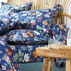 Linge de lit Kelly en coton imprimé floral
