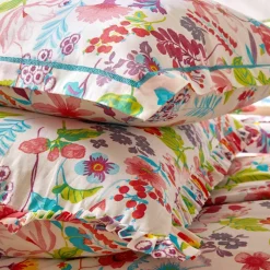 Linge de lit Kelly en coton imprimé floral