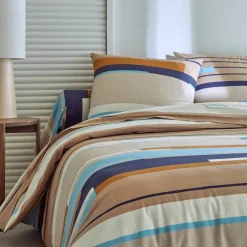 Linge de lit Liam imprimé géométrique - en coton