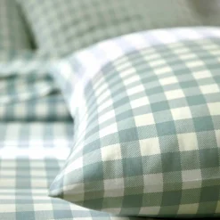 Linge de lit Lou imprimé carreaux - en coton