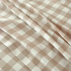 Linge de lit Lou imprimé carreaux - en coton