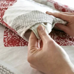 Linge de lit Lovely en coton imprimé coeurs