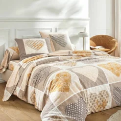 Linge de lit Lovely en coton imprimé coeurs