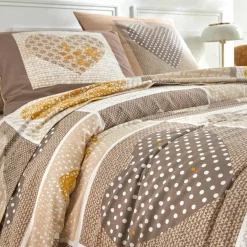 Linge de lit Lovely en coton imprimé coeurs
