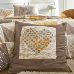 Linge de lit Lovely en coton imprimé coeurs