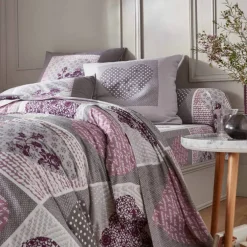 Linge de lit Lovely en coton imprimé coeurs