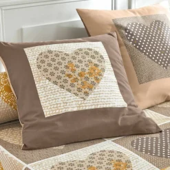 Linge de lit Lovely en flanelle imprimé coeurs