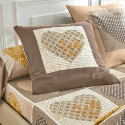 Linge de lit Lovely en flanelle imprimé coeurs