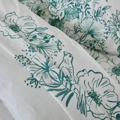 Linge de lit Lydia en coton imprimé