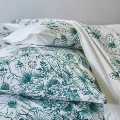 Linge de lit Lydia en coton imprimé