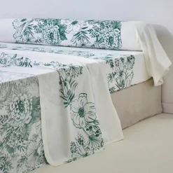 Linge de lit Lydia en coton imprimé