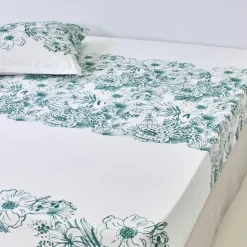 Linge de lit Lydia en coton imprimé