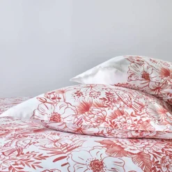Linge de lit Lydia en coton imprimé