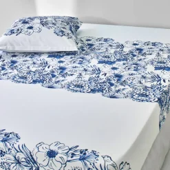 Linge de lit Lydia en coton imprimé