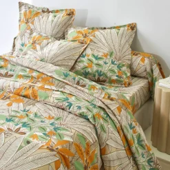 Linge de lit Mada en coton imprimé