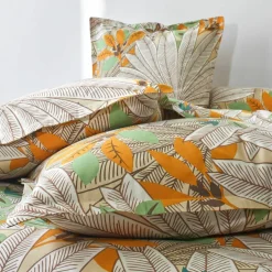 Linge de lit Mada en coton imprimé