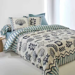 Linge de lit Marinette en coton imprimé