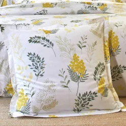 Linge de lit Mimosa en coton imprimé fleurs
