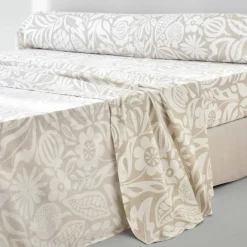 Linge de lit Montego en coton imprimé