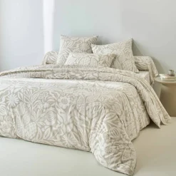 Linge de lit Montego en coton imprimé