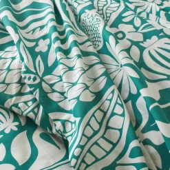 Linge de lit Montego en coton imprimé