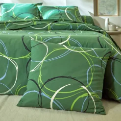 Linge de lit Noémie polycoton imprimé cercles
