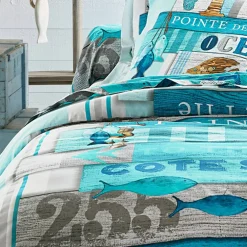 Linge de lit Océan coton