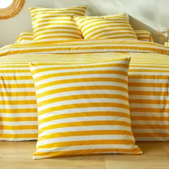Linge de lit Romy rayé - en coton