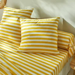 Linge de lit Romy rayé - en coton