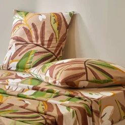 Linge de lit Roxane en coton imprimé