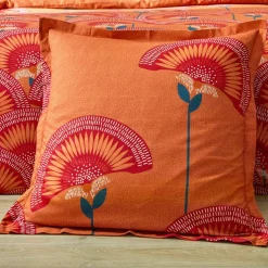 Linge de lit Suzanne en coton imprimé