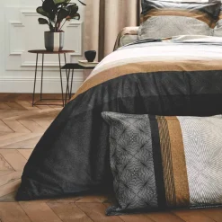Linge de lit Tiago satin de coton imprimé